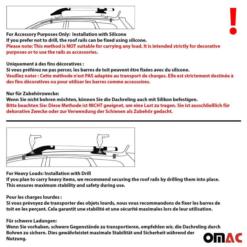 Dachreling Dachträger Satz für Nissan Navara 2001-2004 D22 Alu Grau 4x