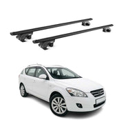 Dachträger Grundtäger für Kia Ceed I Kombi 2006-2012 90kg Alu Schwarz ABE