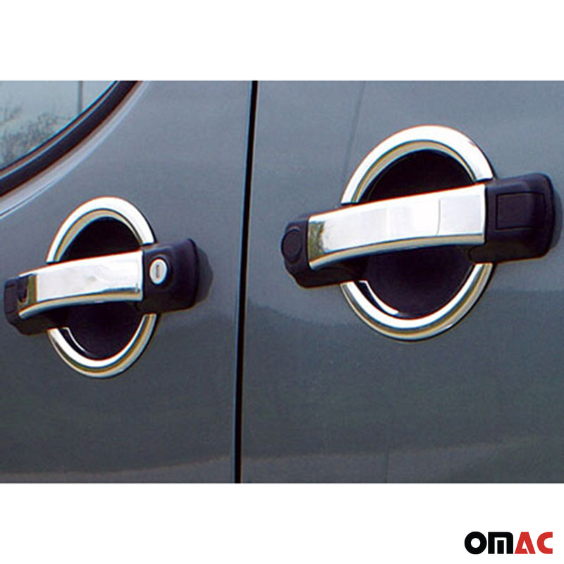 Türgriff Blende Türgriffkappen für Fiat Doblo 2000-2010 4-Tür Edelstahl 12x
