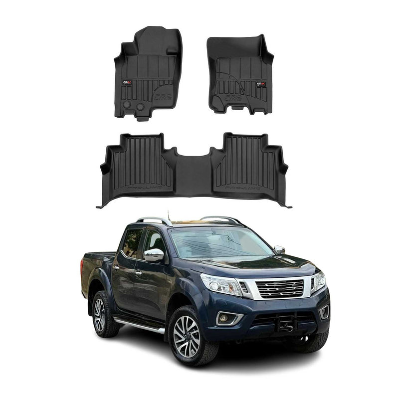 OMAC Gummi Fußmatten für Nissan Navara 2014-2025 Premium TPE Automatten 3tlg