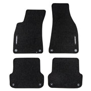 Velours Fußmatten für Seat Exeo 2008-2013 Autoteppich Automatten Schwarz 4 tlg