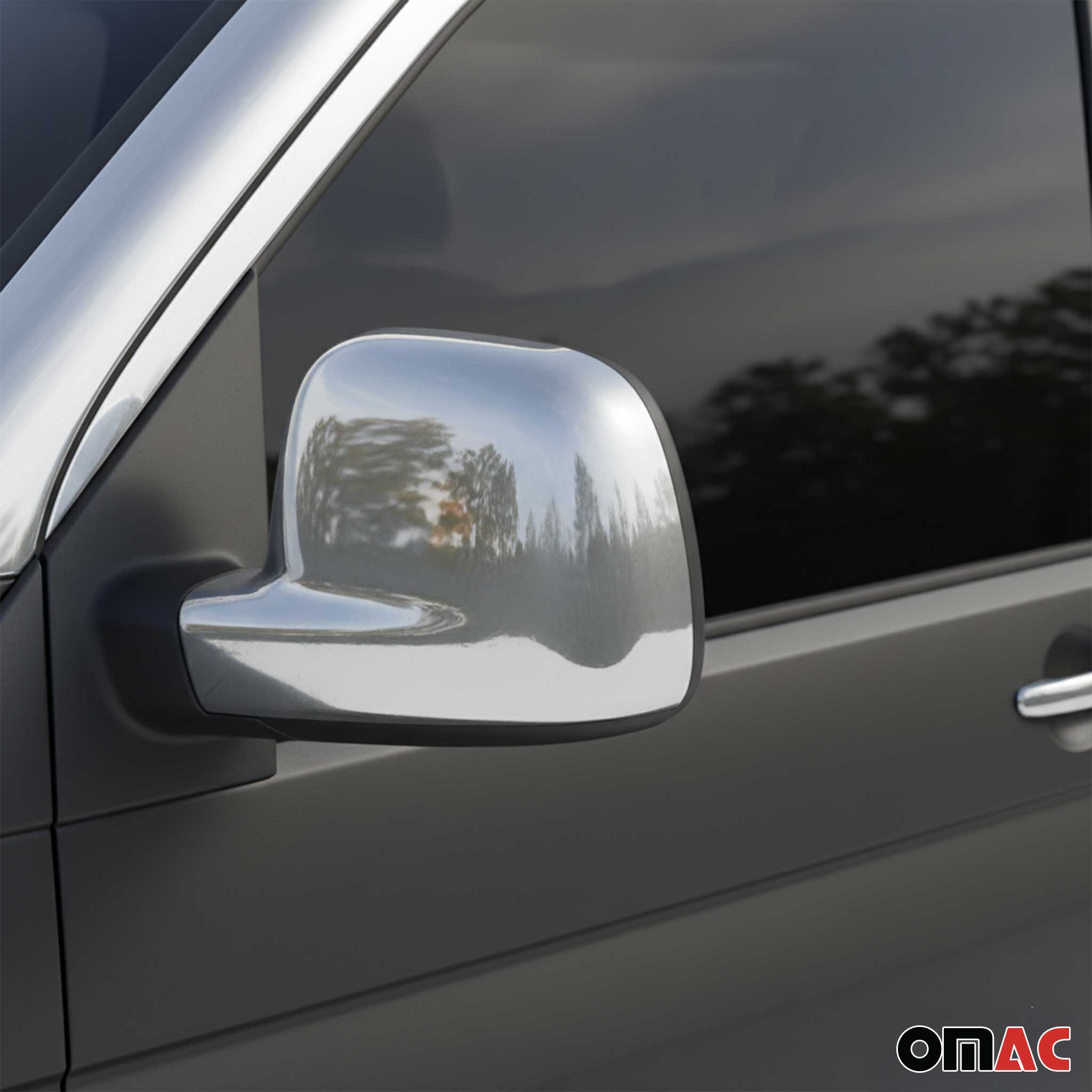 Spiegelkappen Spiegelabdeckung für VW Transporter T5 2003-2010 Pre-FL RHD Chrom