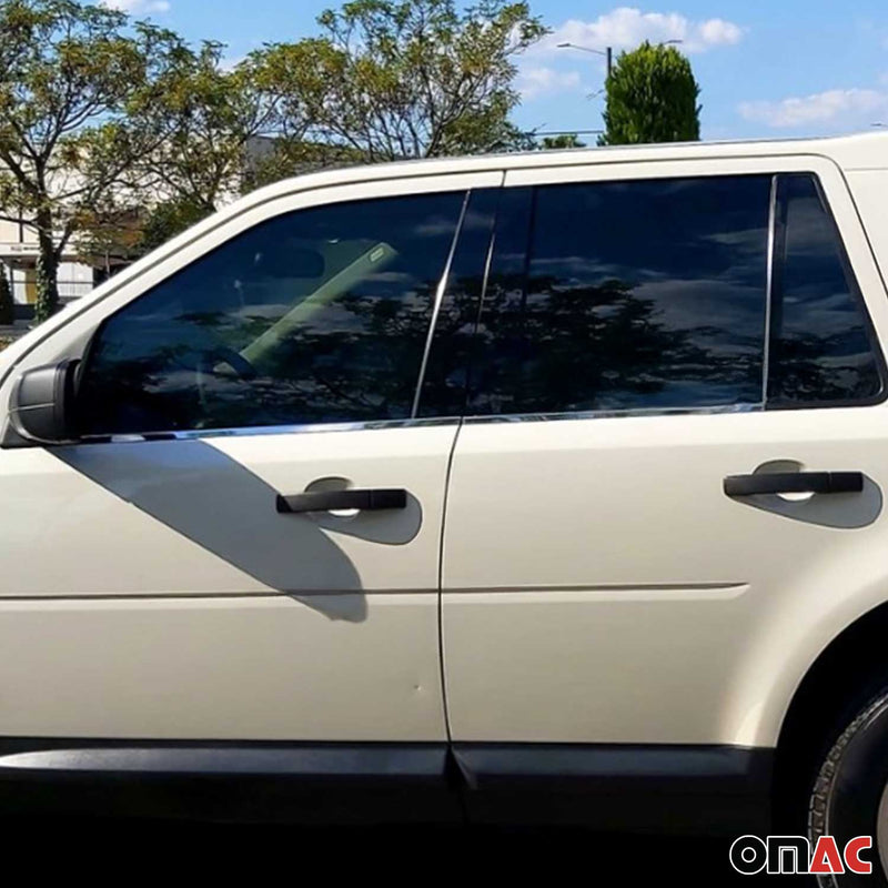 Fensterleisten Zierleisten für Land Rover Freelander 2007-2011 Edelstahl 4tlg