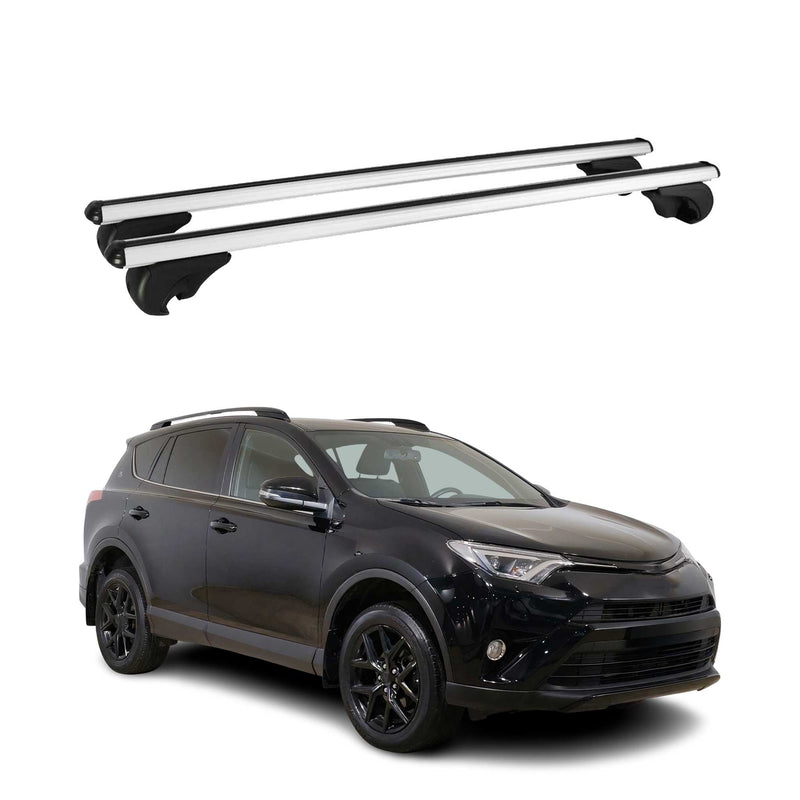 Dachträger Grundtäger für Toyota RAV4 XA50 2018-2025 75kg Aluminium Silber 2 tlg