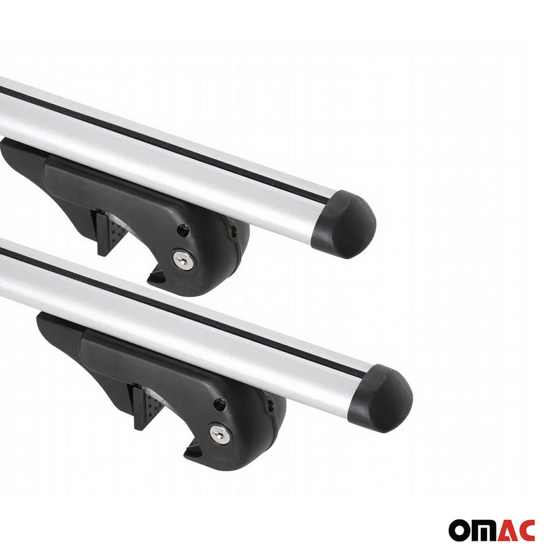 Menabo Dachträger für Cadillac SRX 2005-2009 90kg Aluminium Silber 2tlg