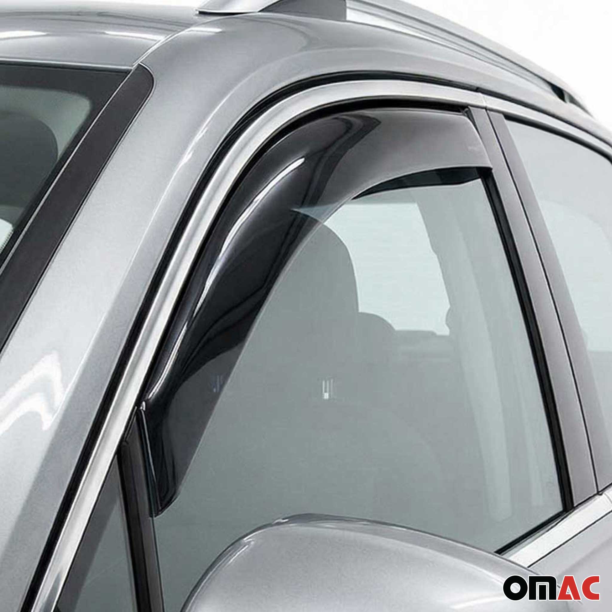Windabweiser Regenabweiser für VW Jetta 2010-2018 Dunkel Acryl 2tlg