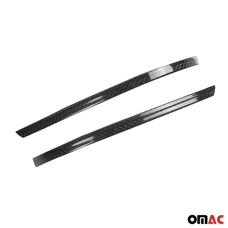 Spiegelkappen Leiste für VW Multivan T5 2010-2015 Kohlefaser Schwarz 2tlg