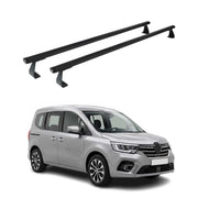 Dachträger Grundtäger für Renault Kangoo III 2021-2026 75kg Alu Schwarz 2 tlg