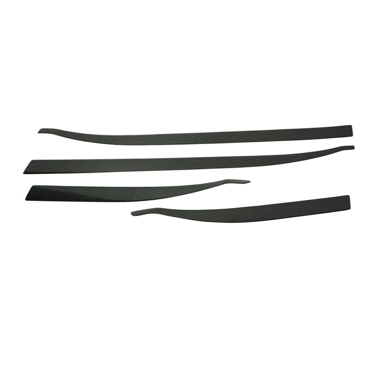 Seitenleisten für Jeep Renegade 2015-2023 Carbon Türschutzleisten Schutz 4 tlg