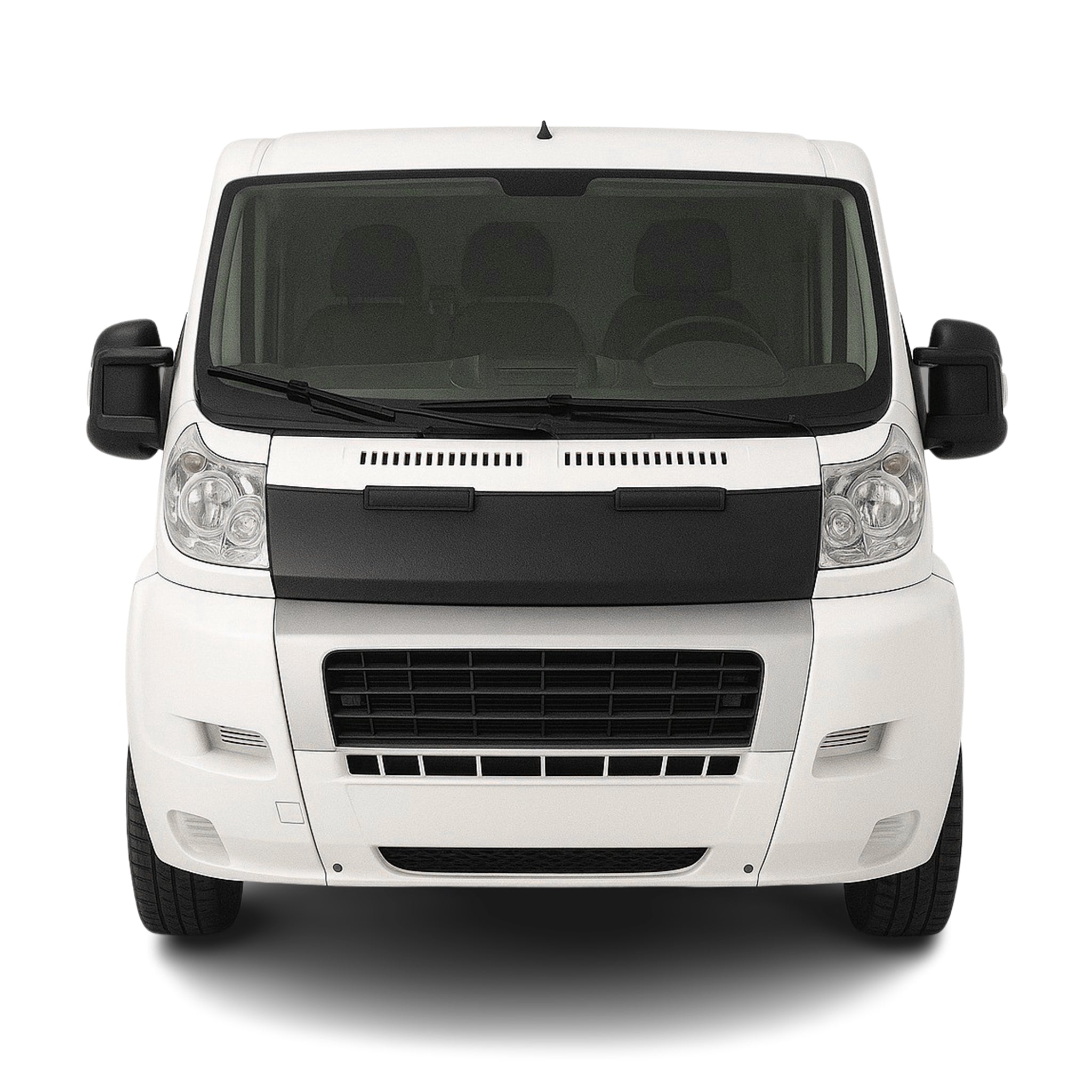 Haubenbra Steinschlagschutz Bonnet Bra für Citroen Jumper 2014-2026 Schwarz Halb
