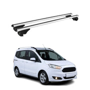 Dachträger Grundträger für Ford Transit Courier I 2014-2023 TÜV Alu Silber 2x