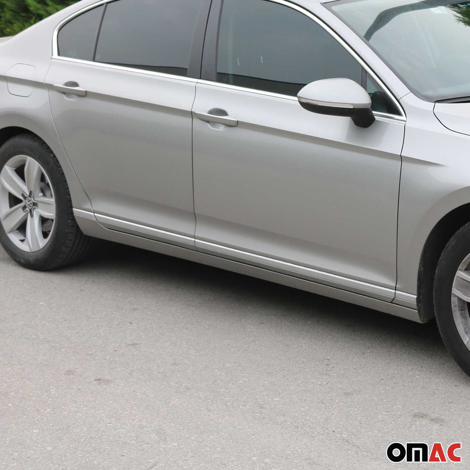 Seitentürleiste Türschutzleiste für VW Passat Variant B8 2015-2019 Edelstahl 8x