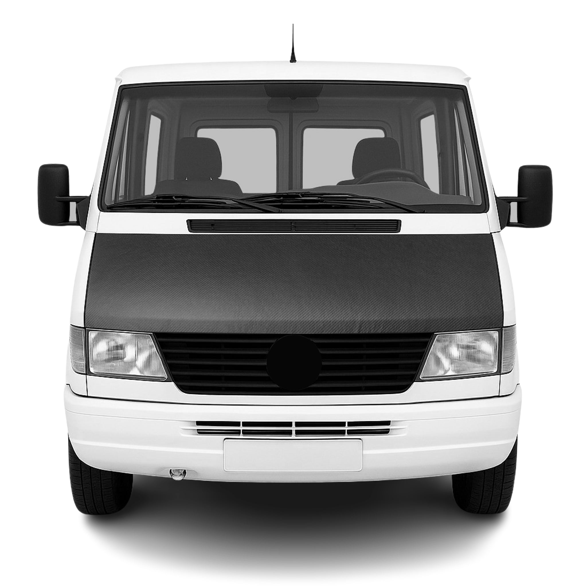 Steinschlagschutz Haubenbra für Mercedes Sprinter W901 2001-2006 Carbon Optik