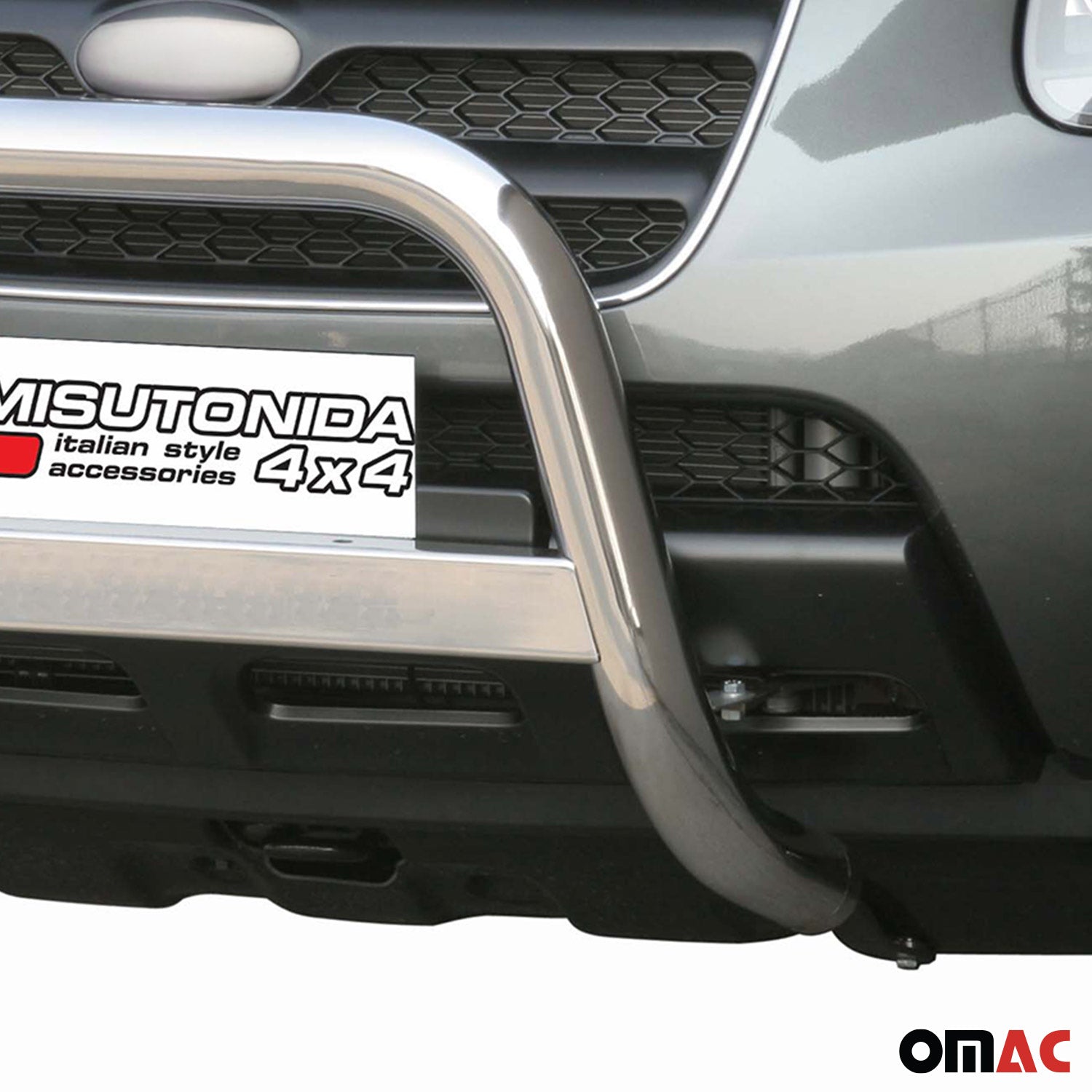 Frontbügel Frontschutzbügel für Hyundai Santa Fe 2006-2009 ø63mm Stahl Silber