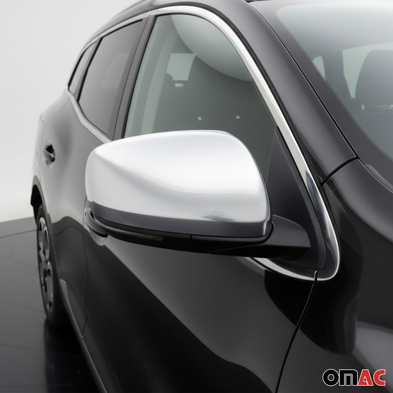 Spiegelkappen Spiegelabdeckung für Renault Espace 2015-2025 ABS Silber