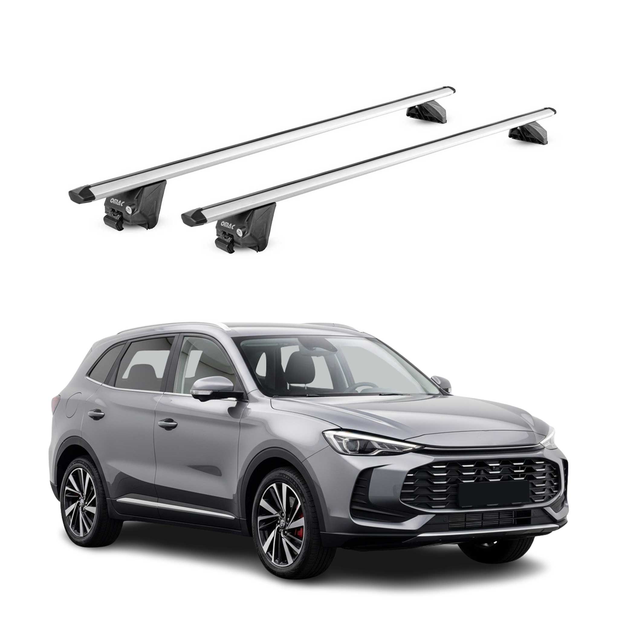 Dachträger für MG ZS II / EZS II 2024-2026 100kg Aluminium Silber 2x ABE