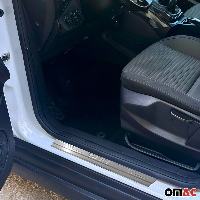 Door sill trims edition for Ford B-Max 2010-2019 stainless steel 4x