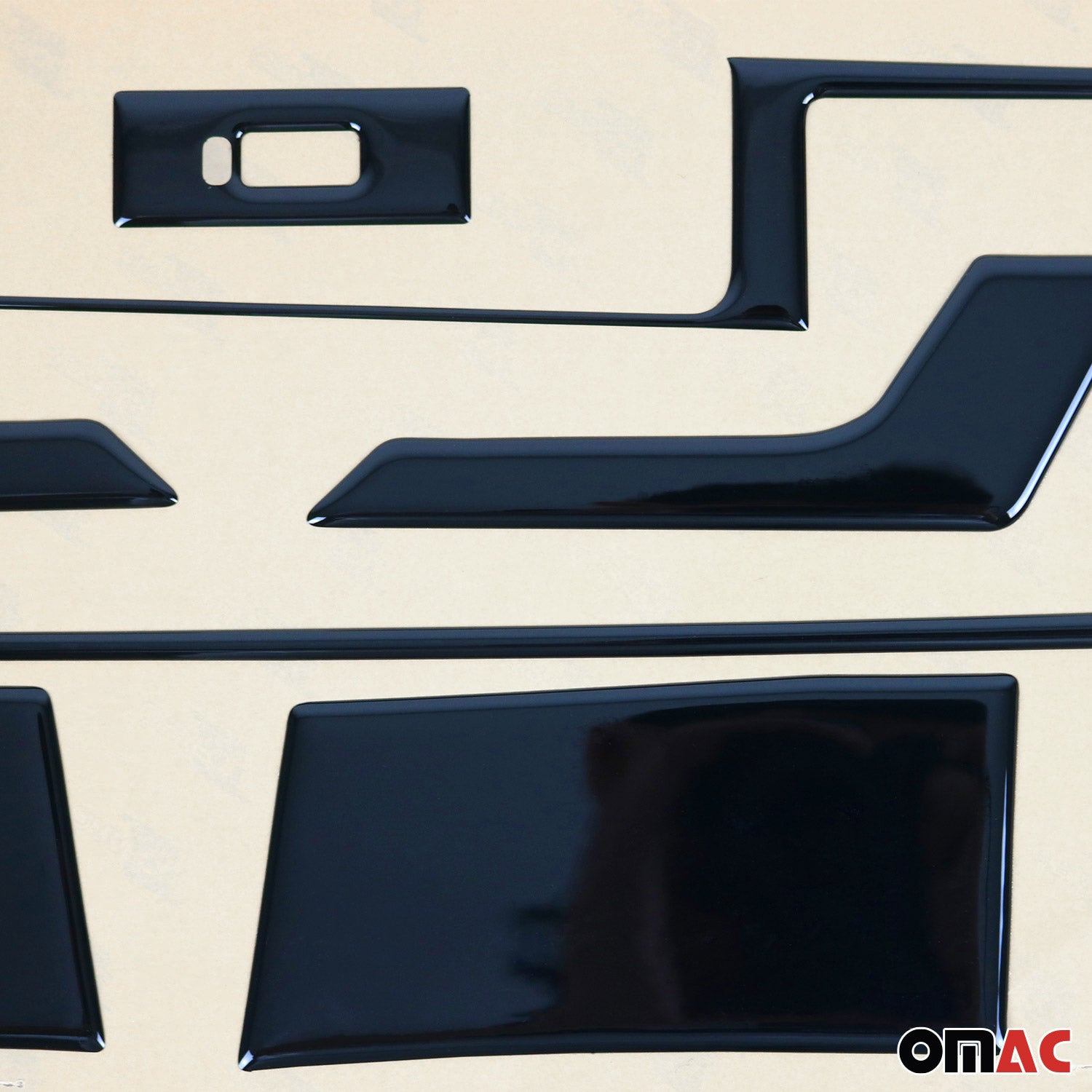 Innenraum Dekor Cockpit für Mercedes Vito W638 1996-2003 Schwarz Optik 30x