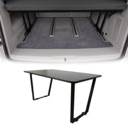 Multiflexboard Bettverlängerung Ablage für Volkswagen T7 2024-2025 Schwarz 3x