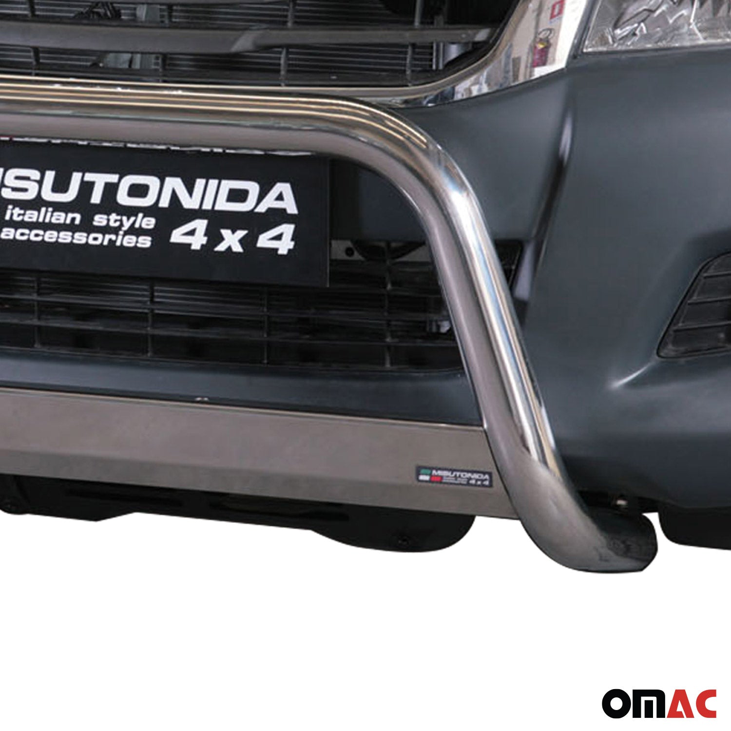 Frontbügel Frontschutzbügel für Toyota Hilux 2011-2015 ø63mm Stahl Silber Schutz