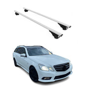 Dachträger für Mercedes E Klasse S212 T-Modell 2009-2016 75kg Metall Silber 2x
