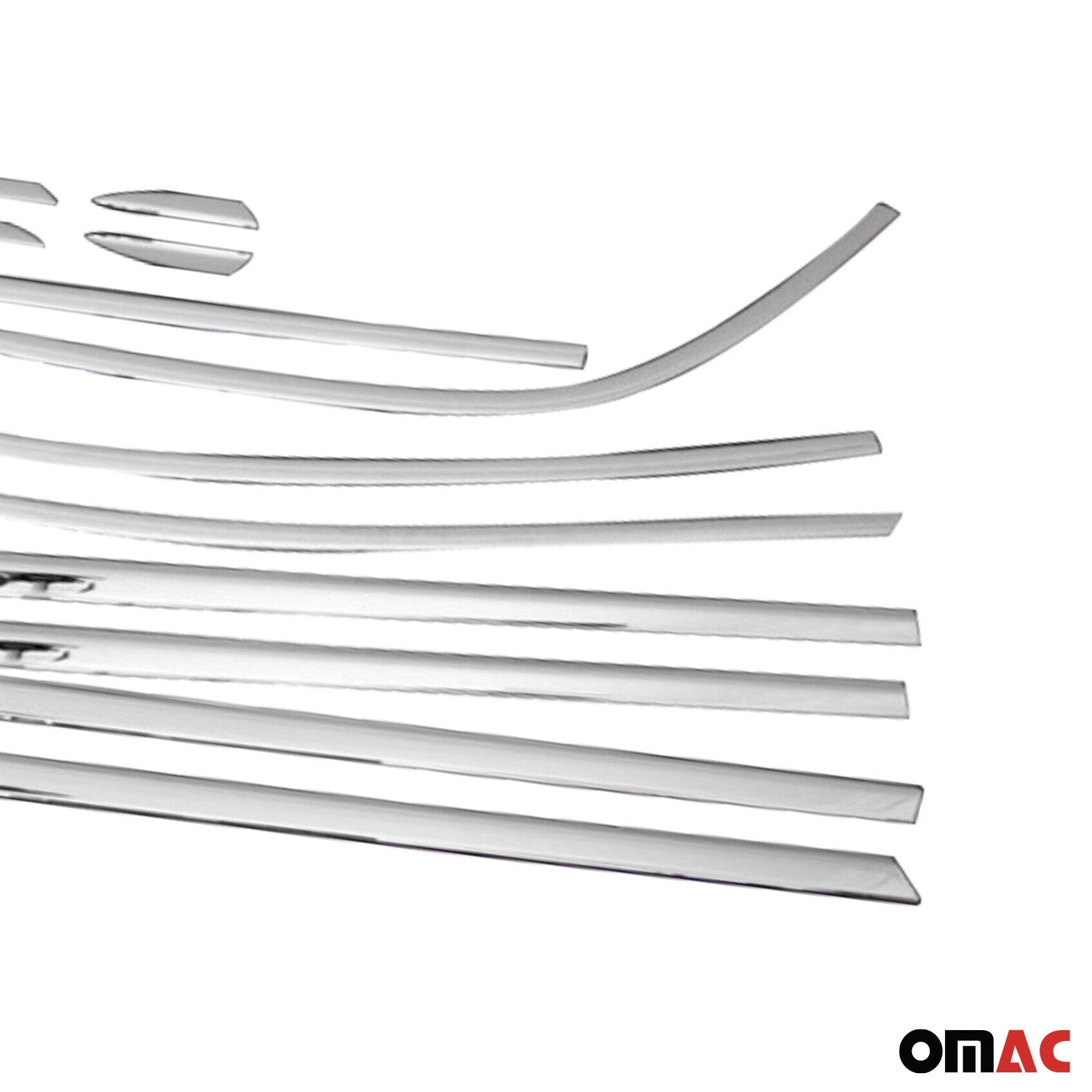 Fensterleisten Zierleisten für Renault Megane 1 2015-19 Edelstahl Chrom 12tlg