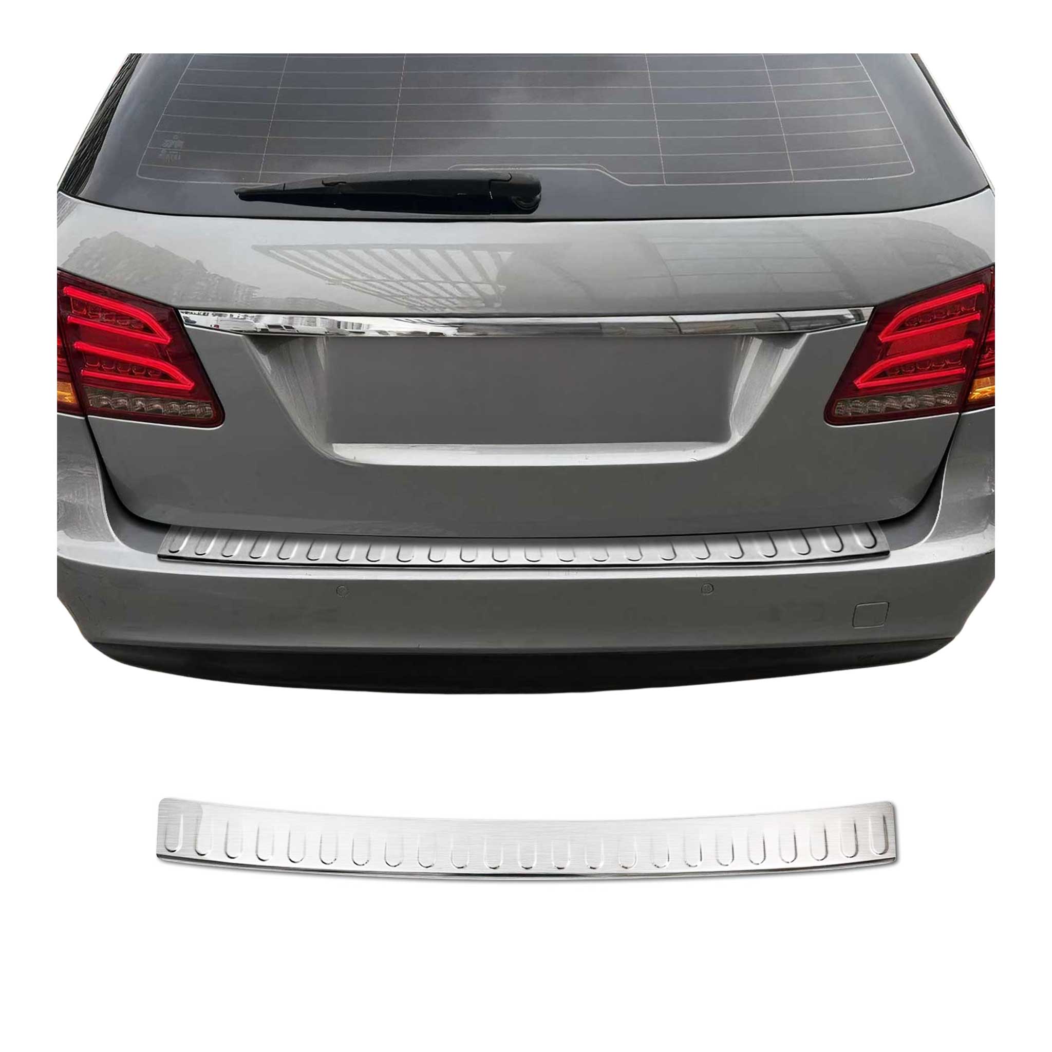 Ladekantenschutz für Mercedes E Klasse S212 Kombi 2010-2013 Pre-FL gebürstet