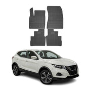 OMAC Gummi Fußmatten für Nissan Qashqai 2021-2026 Automatten Gummi Schwarz 4tlg