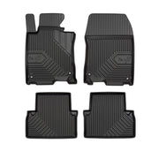 Fußmatten Gummimatten No.77 für Honda Accord VIII 2008-2015 TPE Schwarz 4 tlg