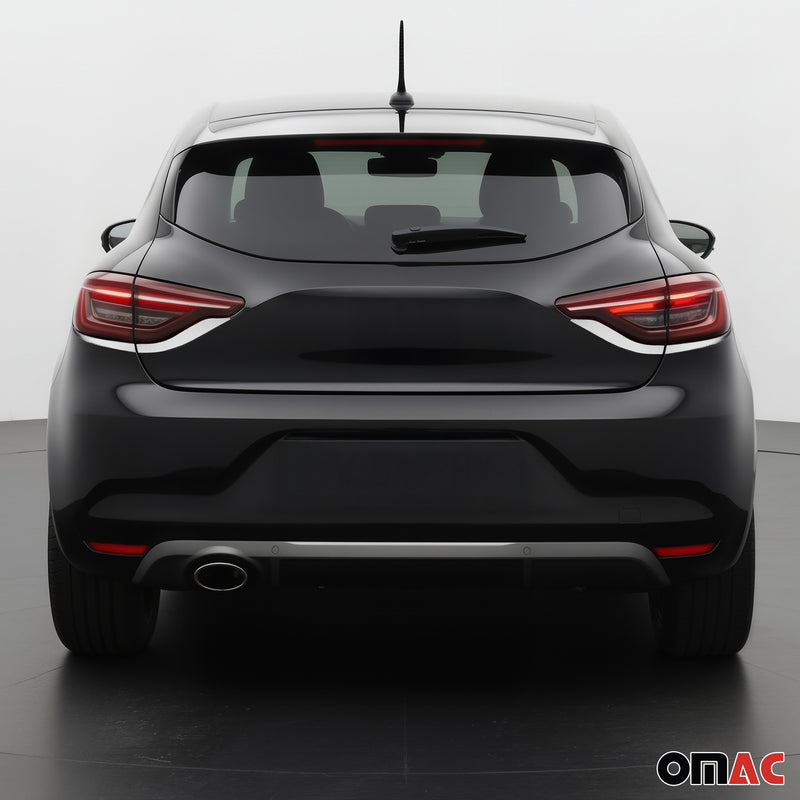 Rücklicht Leisten Heckleuchte für Renault Clio 2019-2025 Edelstahl Silber 4tlg