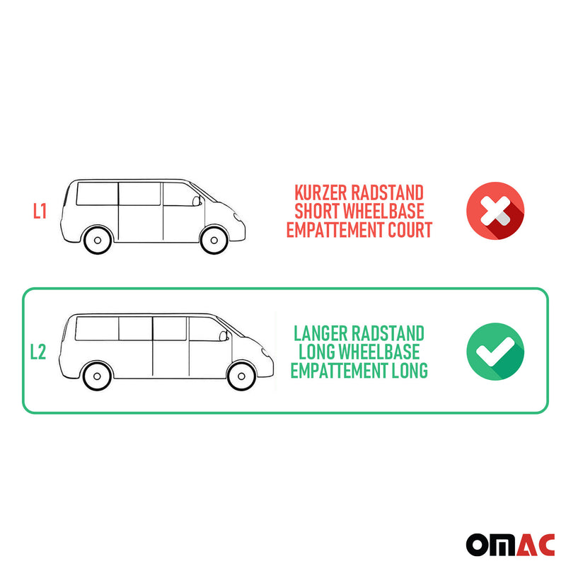 Dachreling Alu für Ford Transit Connect 2013-2024 Langer L2 Alu Grau