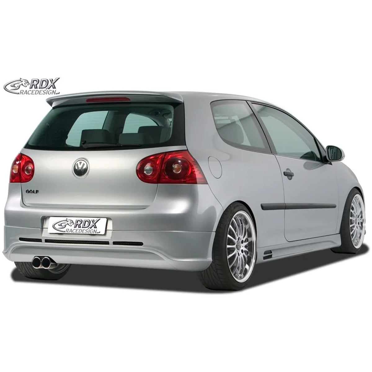 RDX Heckschürzenansatz für VW Golf V Schrägheck 3-5tür 2003-08 Auspuff links