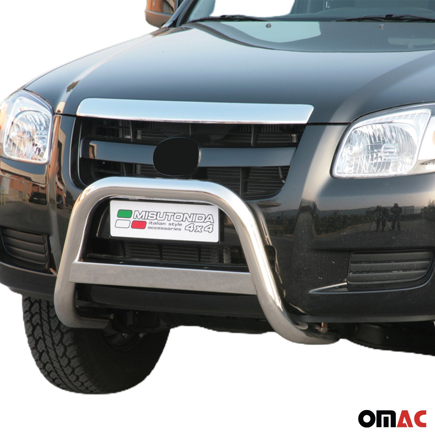 Frontbügel Frontschutzbügel für Mazda BT-50 2006-2012 ø63mm Stahl Silber Schutz