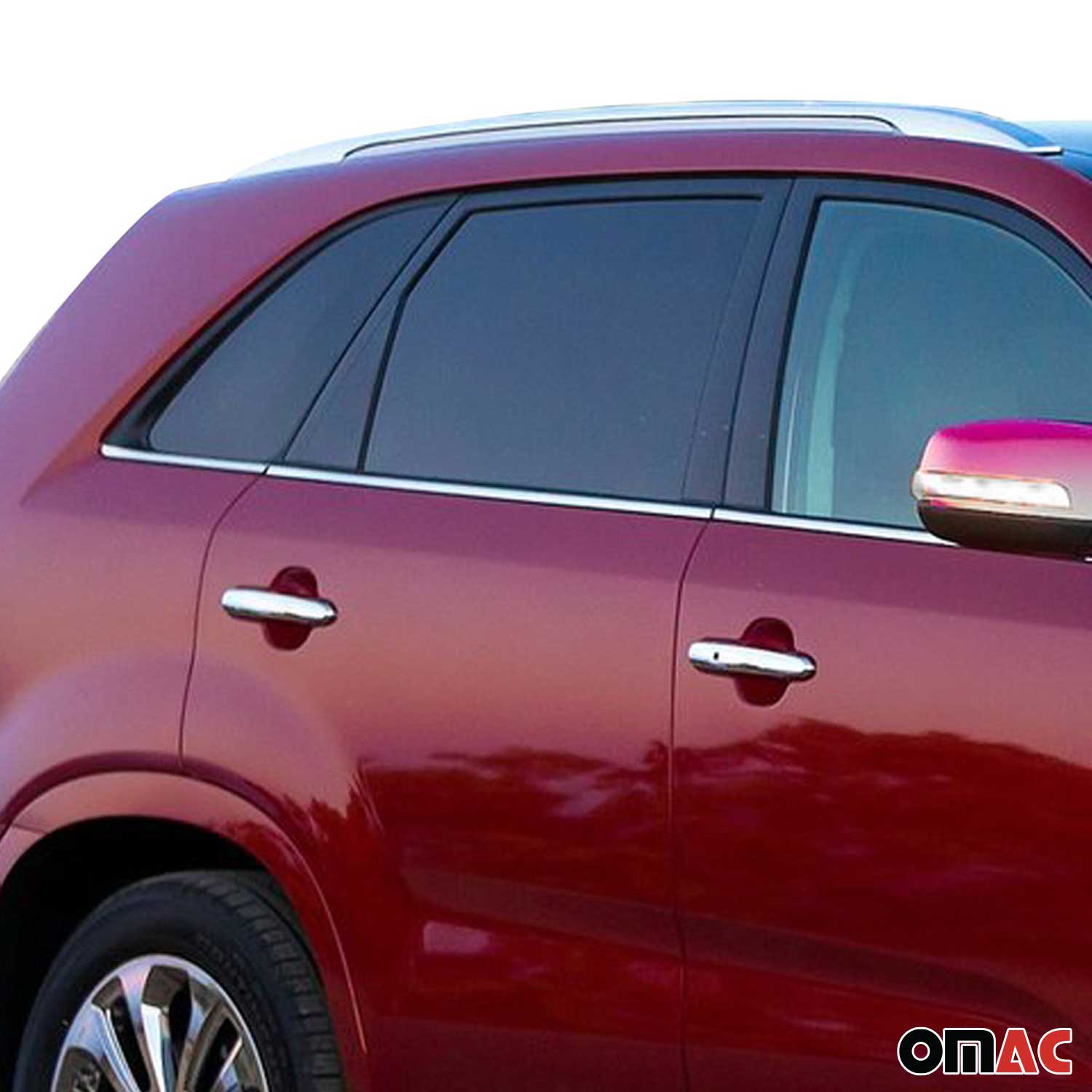 Fensterleisten Zierleisten für Kia Sorento 2009-2016 Edelstahl Chrome Gebürstet