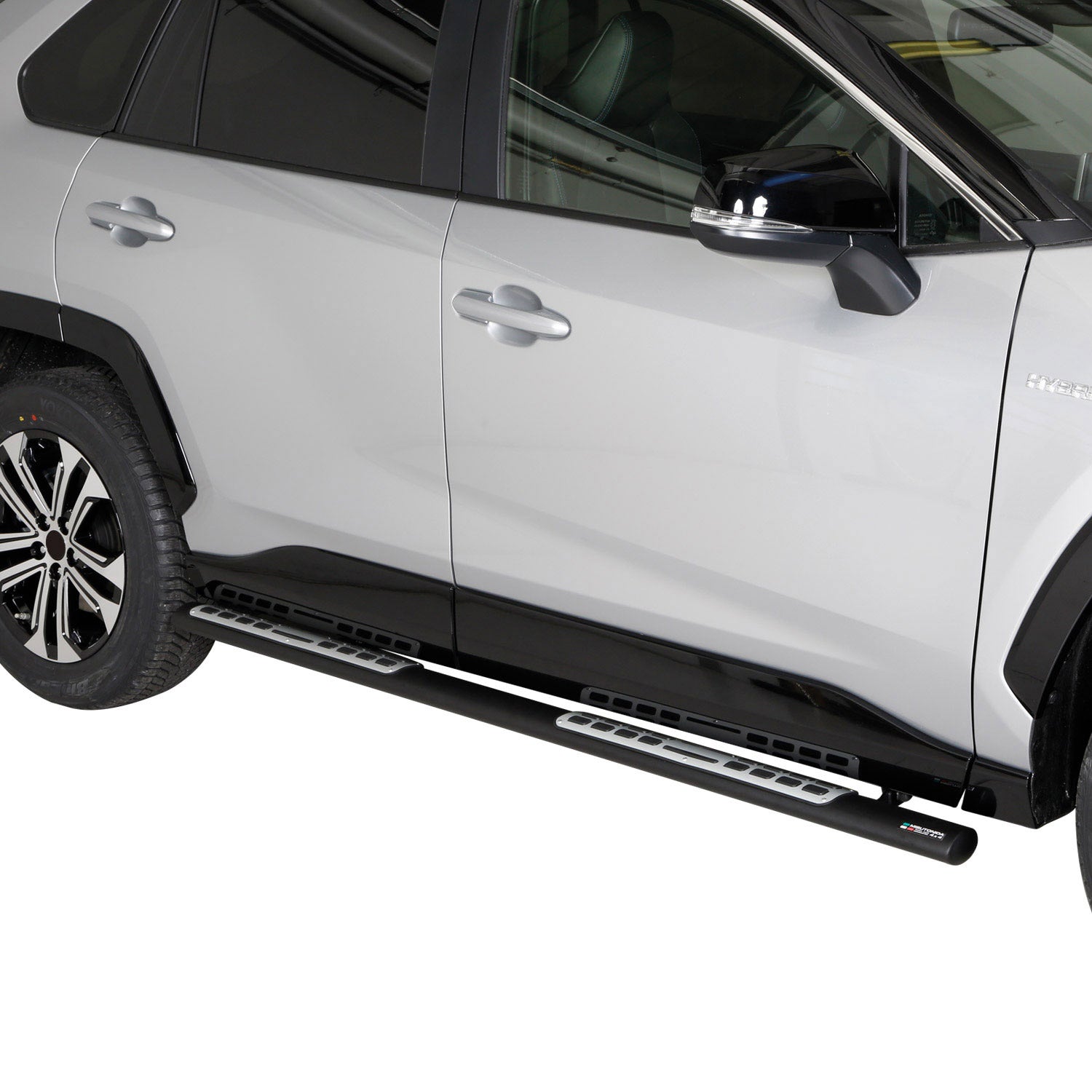 Stahl Seitenschweller Schwellerrohre für Ford Connect 2014-2020 Silber