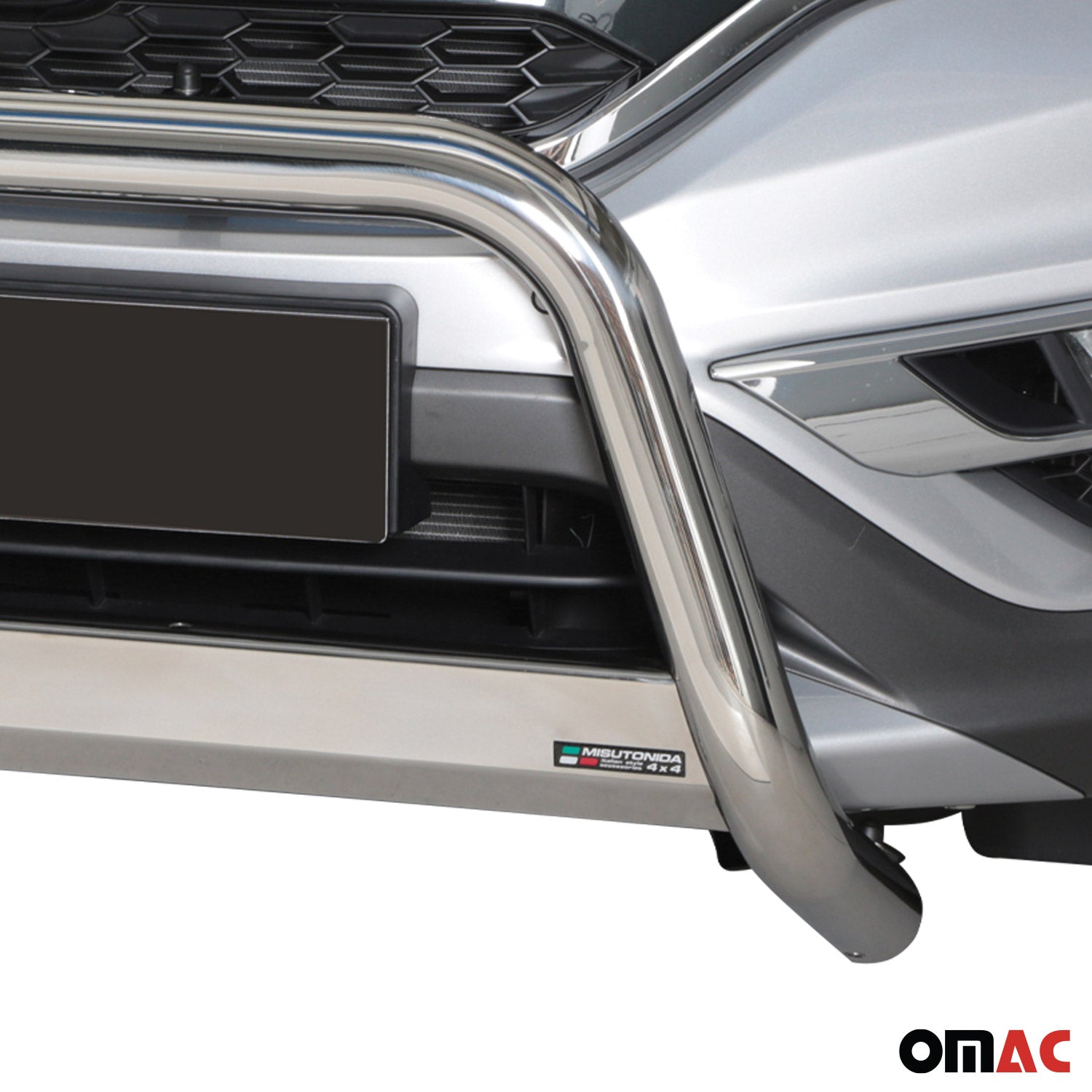 Frontbügel Frontschutzbügel für Honda CR-V 2016-2018 ø63mm Stahl Silber Schutz