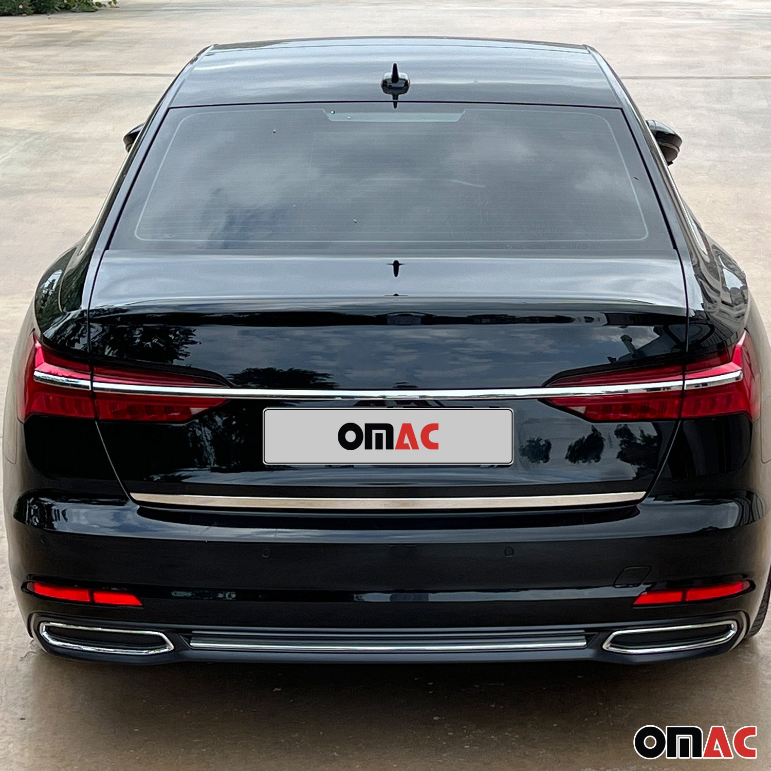 Kofferraumleiste Heckleiste für Audi A6 Limo C8 2018-2025 Edelstahl Chrom