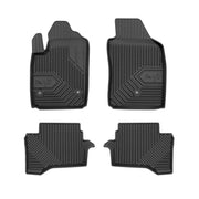 Fußmatten Gummimatten No.77 für Fiat 500E I 2015-2020 FL TPE Schwarz 4 teile