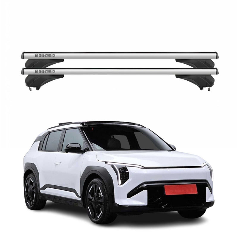 Menabo Dachträger Grundtäger für KIA EV3 2024-2025 Aluminium Silber 2 tlg