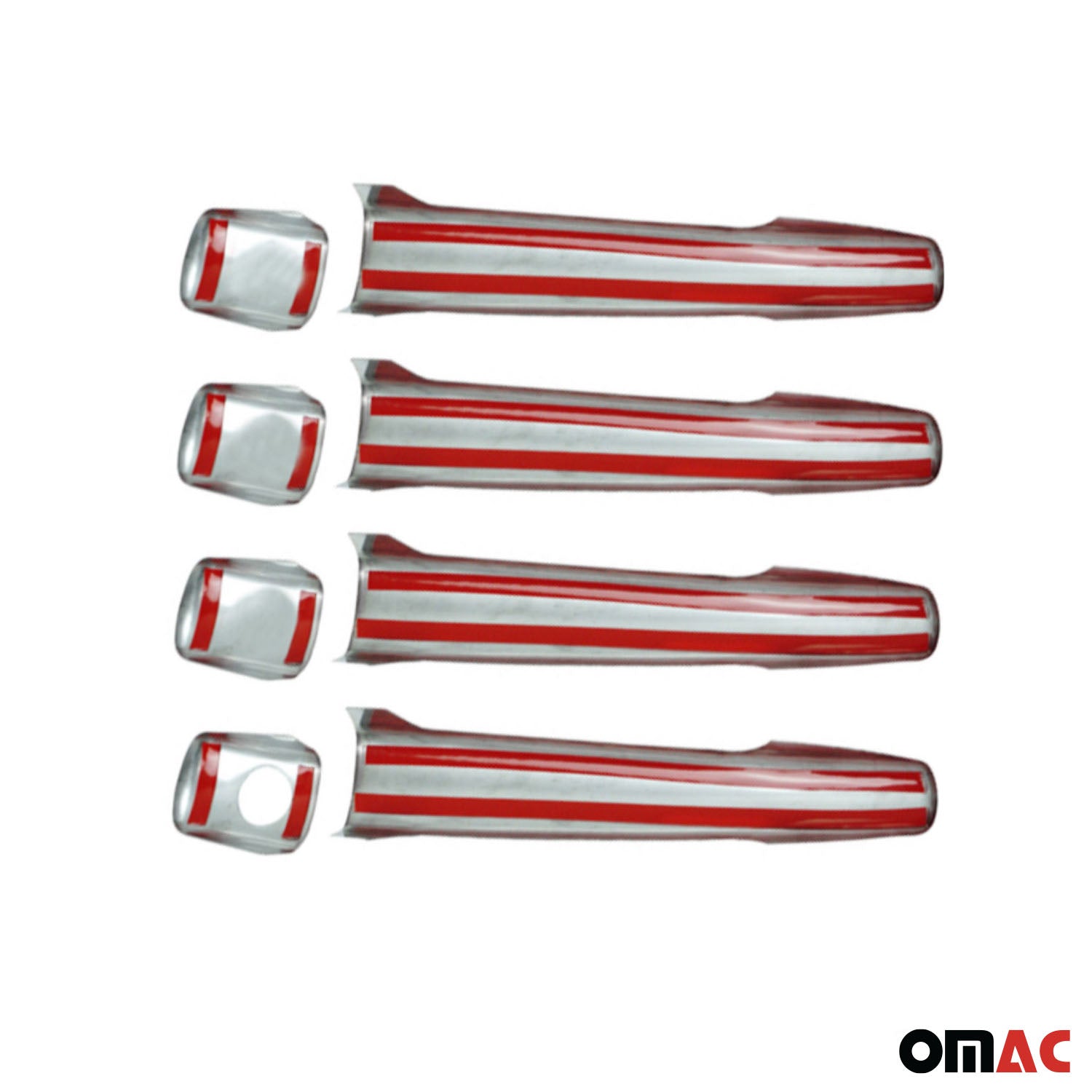 Chrom Türgriff Blende für Peugeot 301 2012-2021 4-Tür Edelstahl 8tlg