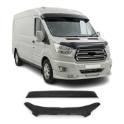 Sonnenblende Motorhaube Deflektor Set für Ford Transit 2015-2019 Pre-FL Acryl 2x