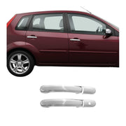 Chrom Türgriff Blende für Ford Fiesta 2001-2008 2-Tür Edelstahl 4tlg