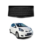 Kofferraumwanne Laderaumwanne für Toyota Aygo 2005-2014 Gummi TPE Schwarz