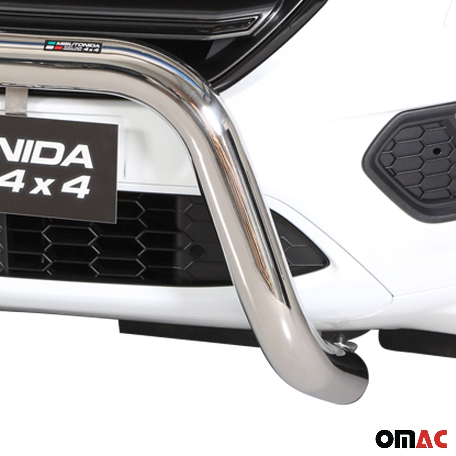 Frontbügel Frontschutzbügel für Ford Kuga 2017-2019 ø76mm Stahl Silber Schutz