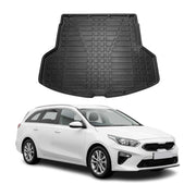 Kofferraumwanne Laderaumwanne für Kia Ceed Estate SW 2019-2026 Gummi TPE Schwarz