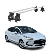 Menabo Dachträger Grundtäger für Citroen DS5 2011-2015 50kg Stahl Silber 2 tlg