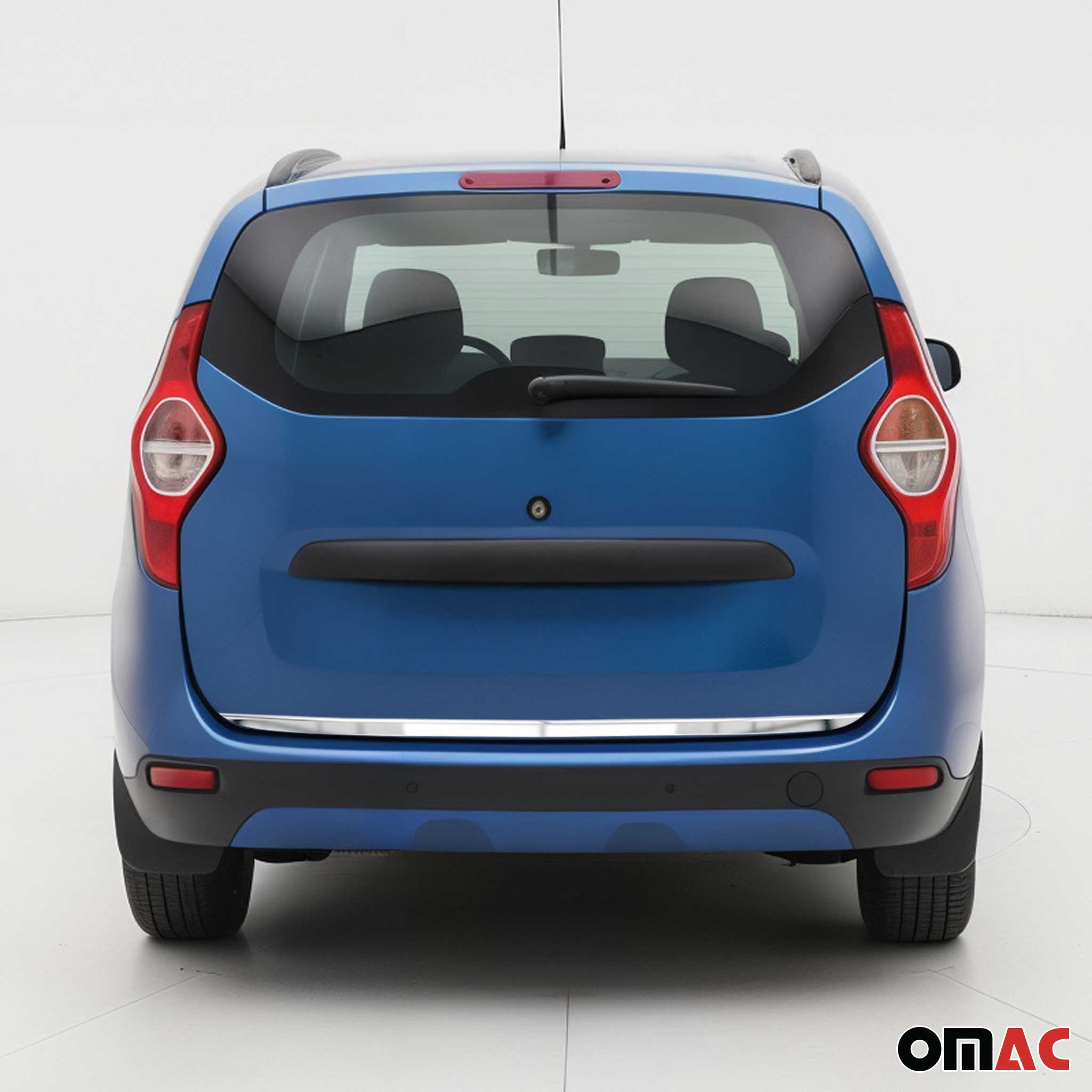 Kofferraumleiste Heckleiste für Dacia Lodgy 2012-2024 Untere Chrom Edelstahl