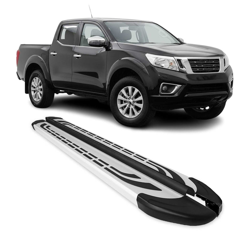 Trittbretter Seitenschweller für Nissan Navara D23 2015-2025 Double Cab Alu
