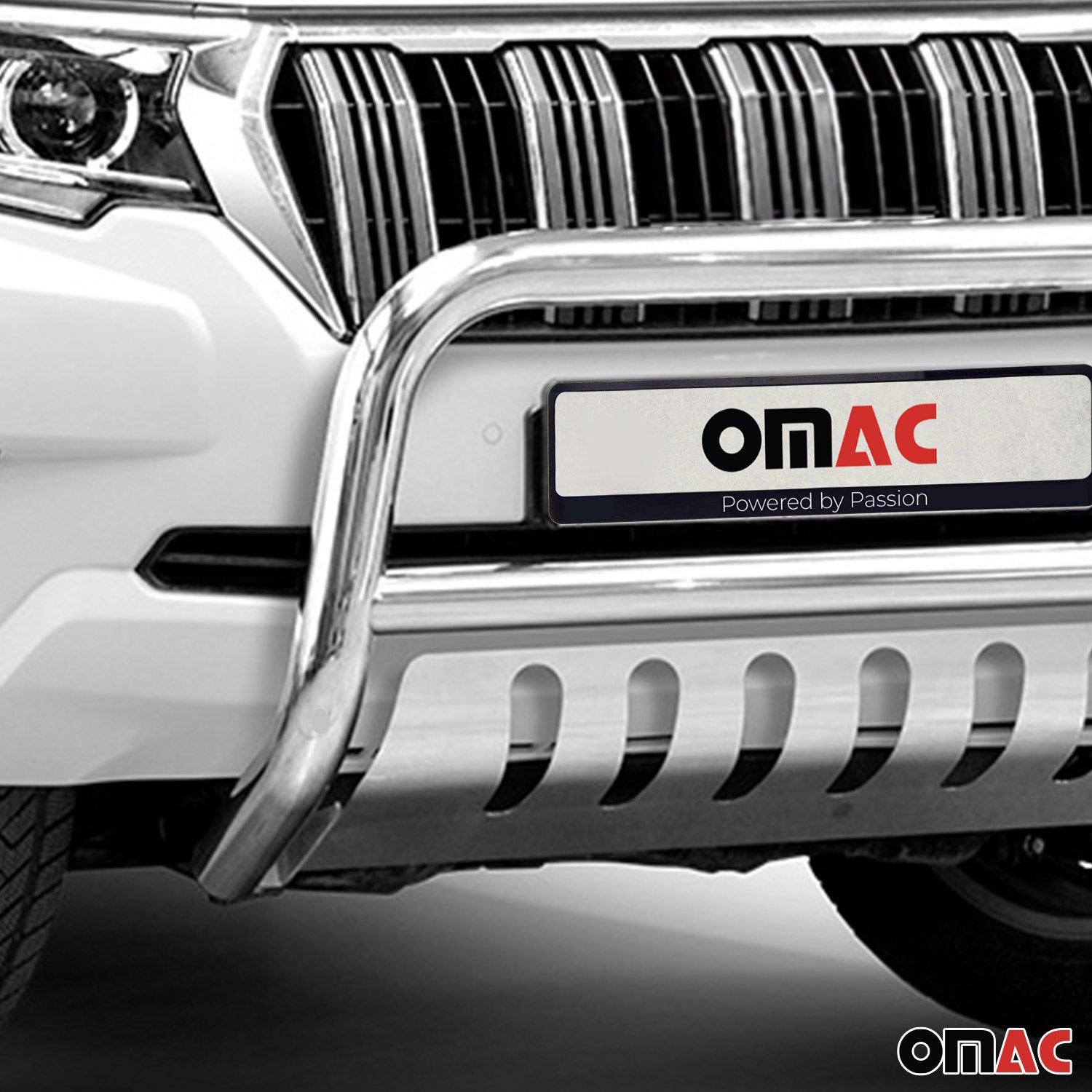 Frontbügelschutz Frontschutzbügel für Toyota Land Cruiser 150 2019-23 ABE Silber