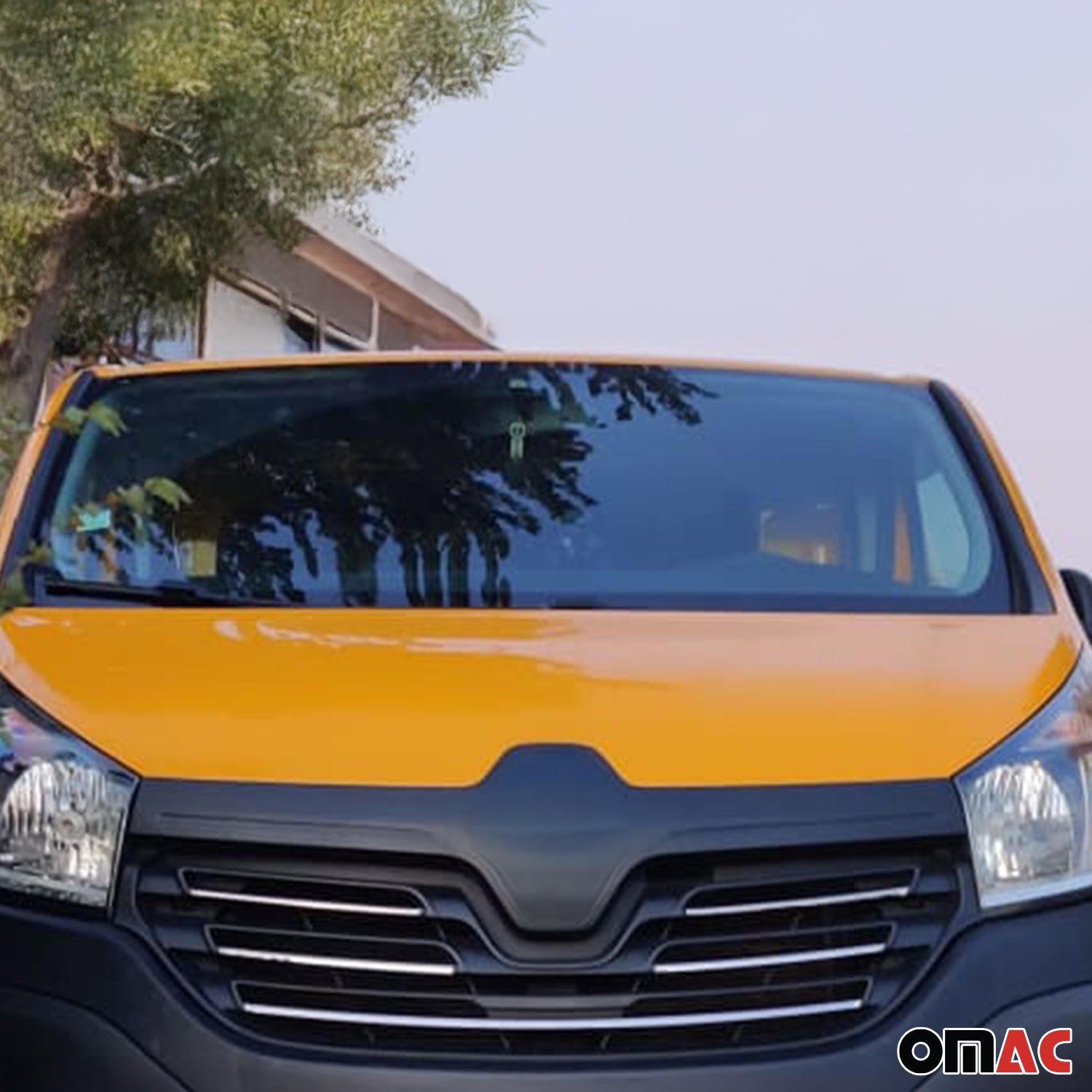 Kühlergrill Leisten Grillleisten für Renault Trafic III Edelstahl Chrom 5tlg